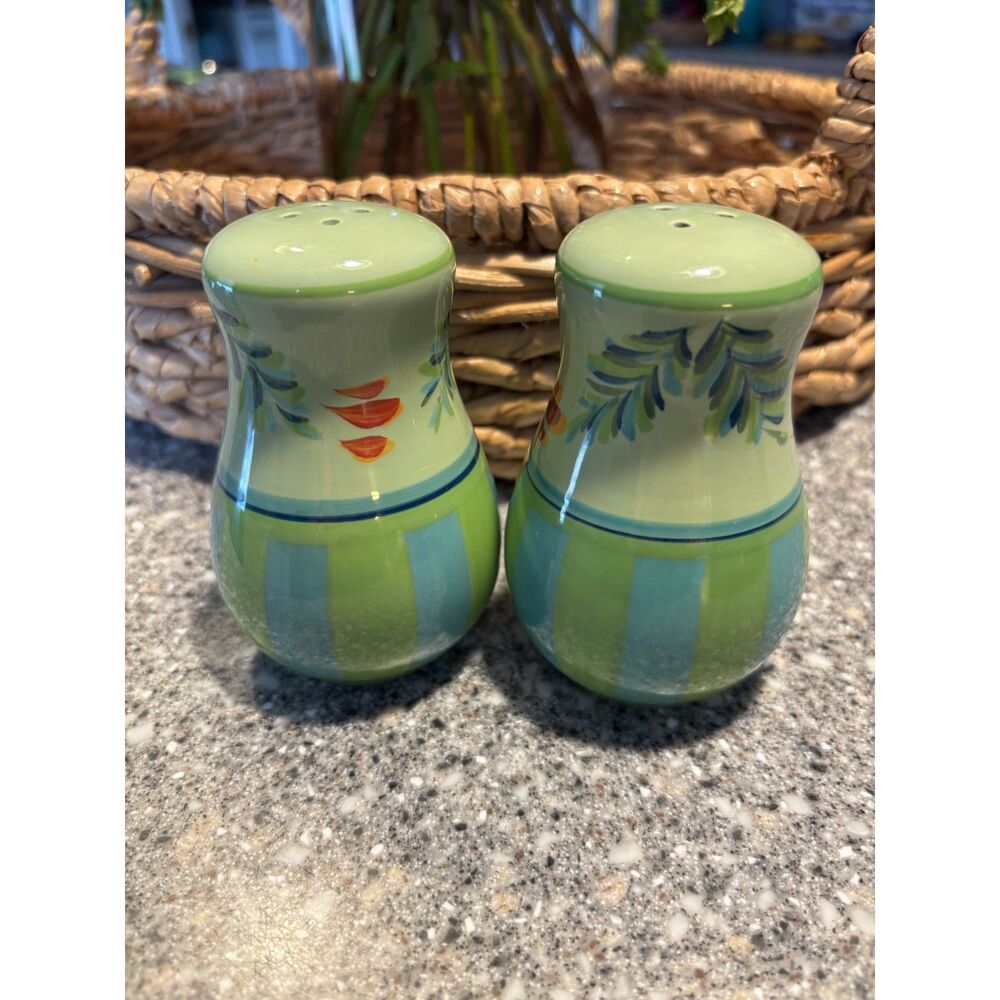 Pair of Southern Living at Home "Provence" salt and pepper shakers Gail Pittman